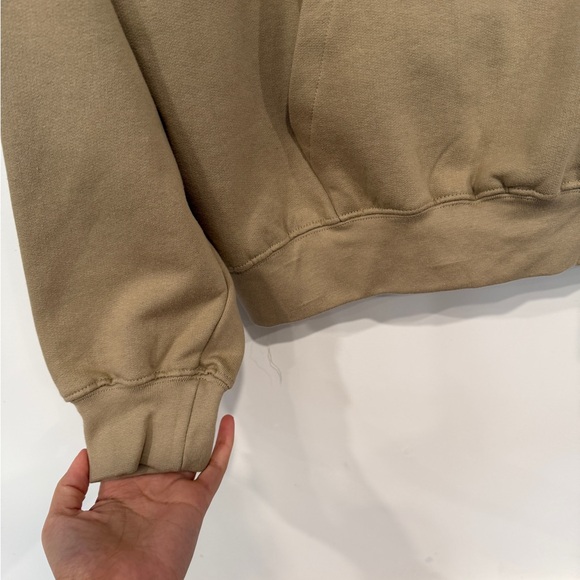 MNML Men's Hoodie in khaki color - Picture 6 of 10